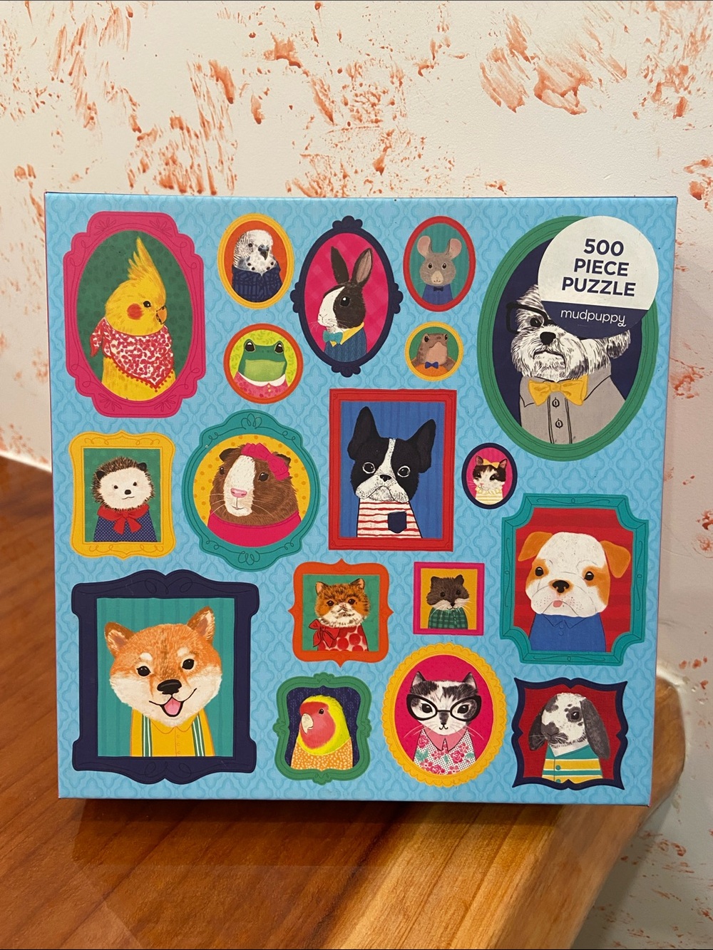 Mudpuppy Pet Portraits - 500 Piece Puzzle
